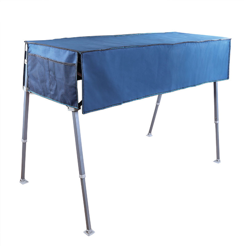 Freeport Park Haylie Outdoor Folding Steel Camping Table with